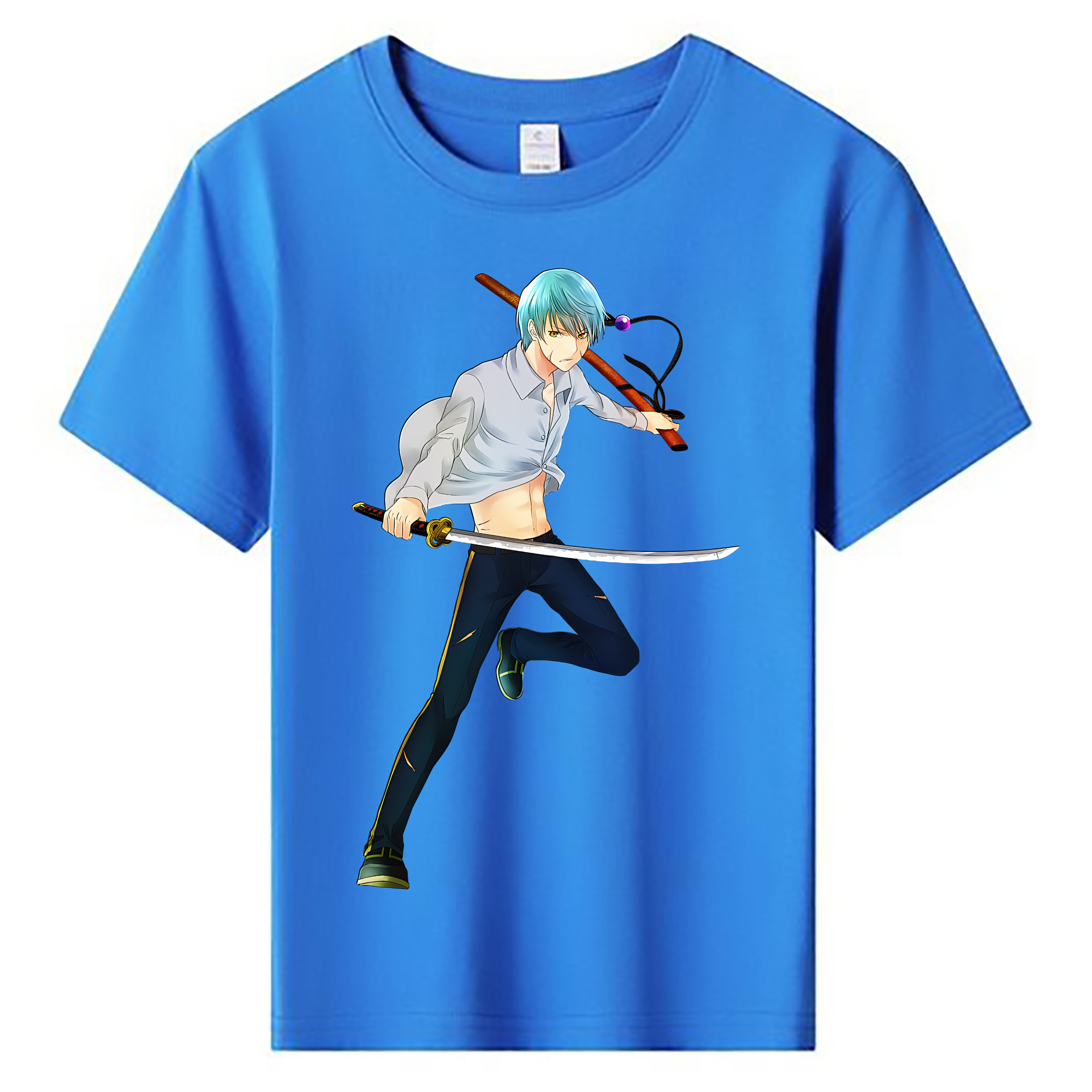 （画像用） 刀剣乱舞 Touken Ranbu 綿100％キッズTシャツ（フロントプリント）